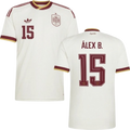 Spain ALEX B #15 Away World Cup 2026 Jersey White Men's