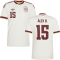 Spain ALEX B #15 Away World Cup 2026 Jersey White Men's