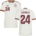 Spain CUCURELLA #24 Away World Cup 2026 Jersey White Men's
