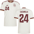 Spain CUCURELLA #24 Away World Cup 2026 Jersey White Men's