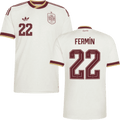 Spain FERMIN #22 Away World Cup 2026 Jersey White Men's