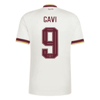 Spain GAVI #9 Away World Cup 2026 Jersey White Men's