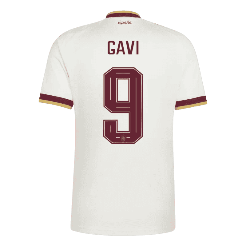 Spain GAVI #9 Away World Cup 2026 Jersey White Men's