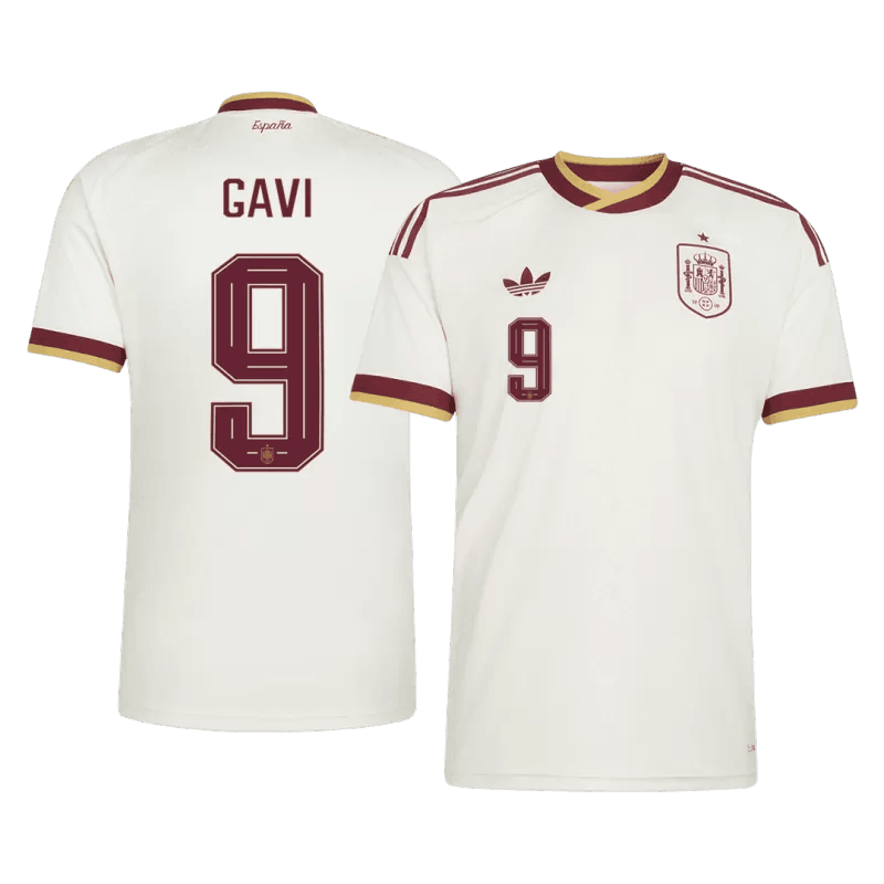 Spain GAVI #9 Away World Cup 2026 Jersey White Men's