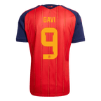 Spain GAVI #9 Home World Cup 2026 Jersey Red Men's