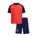Spain Home World Cup 2026 Kit Red Kids
