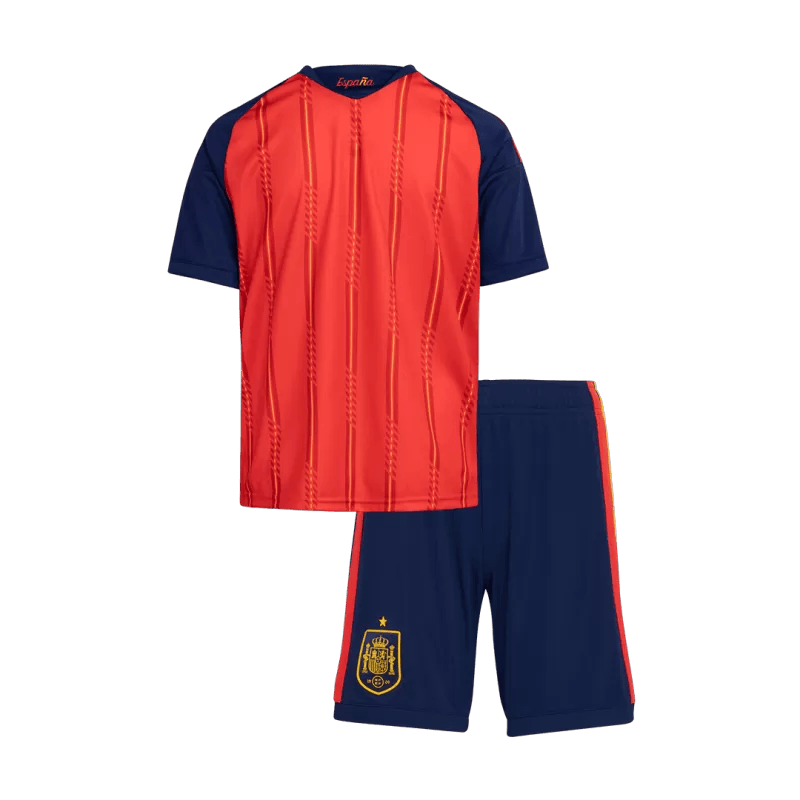 Spain Home World Cup 2026 Kit Red Kids
