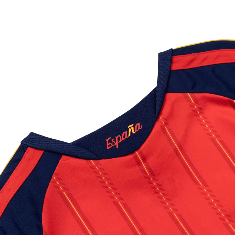 Spain Home World Cup 2026 Kit Red Kids