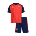 Spain Home World Cup 2026 Kit Red Kids