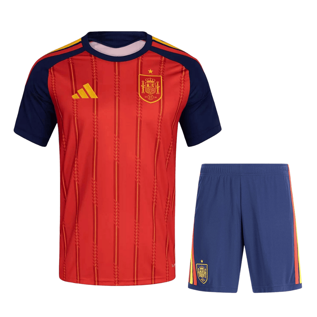Spain Home World Cup 2026 Kit Red Men's