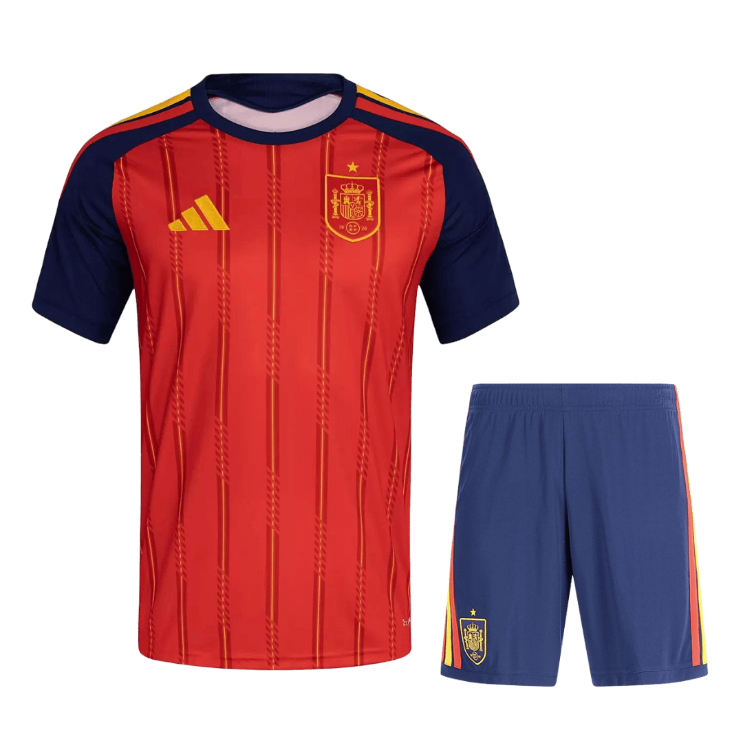 Spain Home World Cup 2026 Kit Red Men's