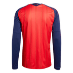 Spain Home World Cup 2026 Long Sleeve Jersey Red Men's