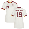 Spain LAMINE YAMAL #19 Away World Cup 2026 Jersey White Women's