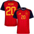 Spain PEDRI #20 Home World Cup 2026 Jersey Red Men's