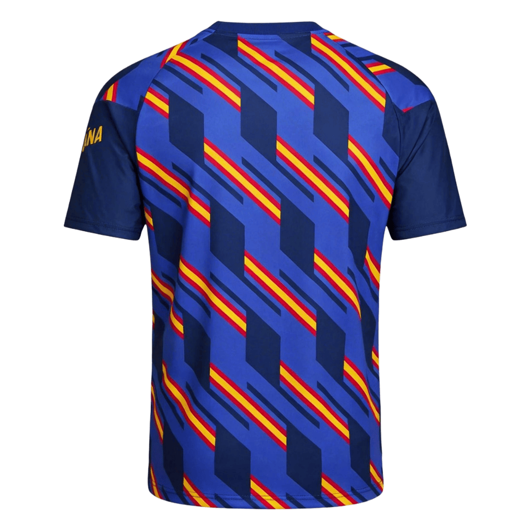Spain Pre-Match World Cup 2026 Jersey Blue Men's