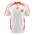 Spain Retro Away Jersey 2006 White Men's
