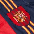 Spain Retro Home Jersey 1996 Red Men's
