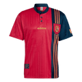 Spain Retro Home Jersey 1996 Red Men's
