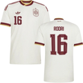 Spain RODRI #16 Away World Cup 2026 Jersey White Men's