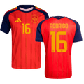 Spain RODRIGO #16 Home World Cup 2026 Jersey Red Men's