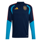 Spain World Cup 2026 Quarter Zip Tracksuit Navy Blue Men's