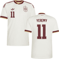 Spain YEREMY #11 Away World Cup 2026 Jersey White Men's