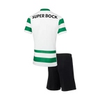 Sporting SC Home 2025/26 Kit Green & White Kids