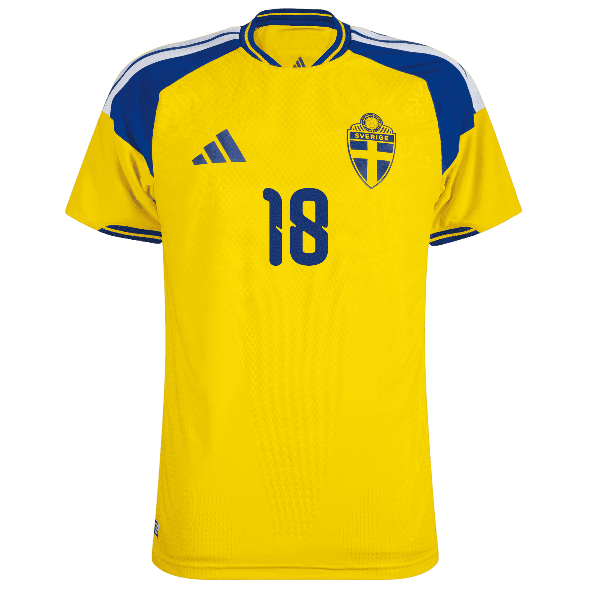 Sweden AYARI #18 Home World Cup 2026 Jersey Player's Version Yellow Men's
