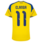 Sweden ELANGA #11 Home World Cup 2026 Jersey Player's Version Yellow Men's