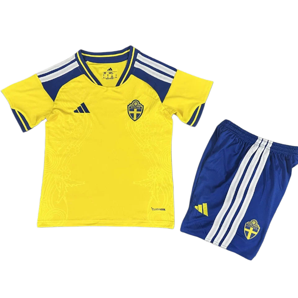 Sweden Home World Cup 2026 Kit Yellow Kids