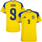 Sweden ISAK #9 Home World Cup 2026 Jersey Player's Version Yellow Men's