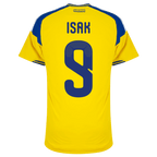 Sweden ISAK #9 Home World Cup 2026 Jersey Player's Version Yellow Men's