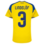 Sweden LINDELÖF #3 Home World Cup 2026 Jersey Player's Version Yellow Men's