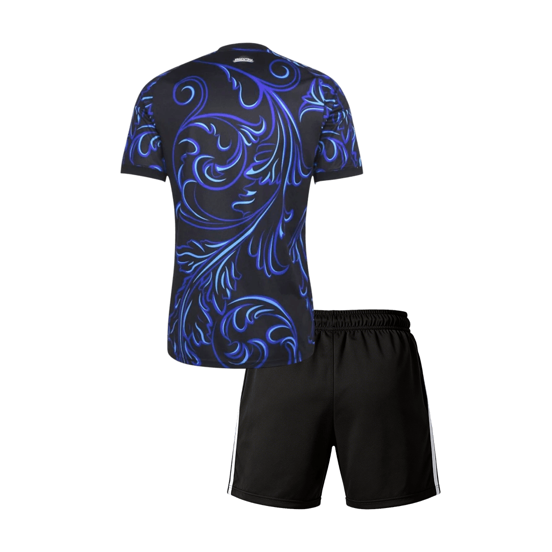 Argentina Away World Cup 2026 Kit Blue & Black Kids