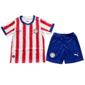 Paraguay Home World Cup 2026 Kit Red & White Kids