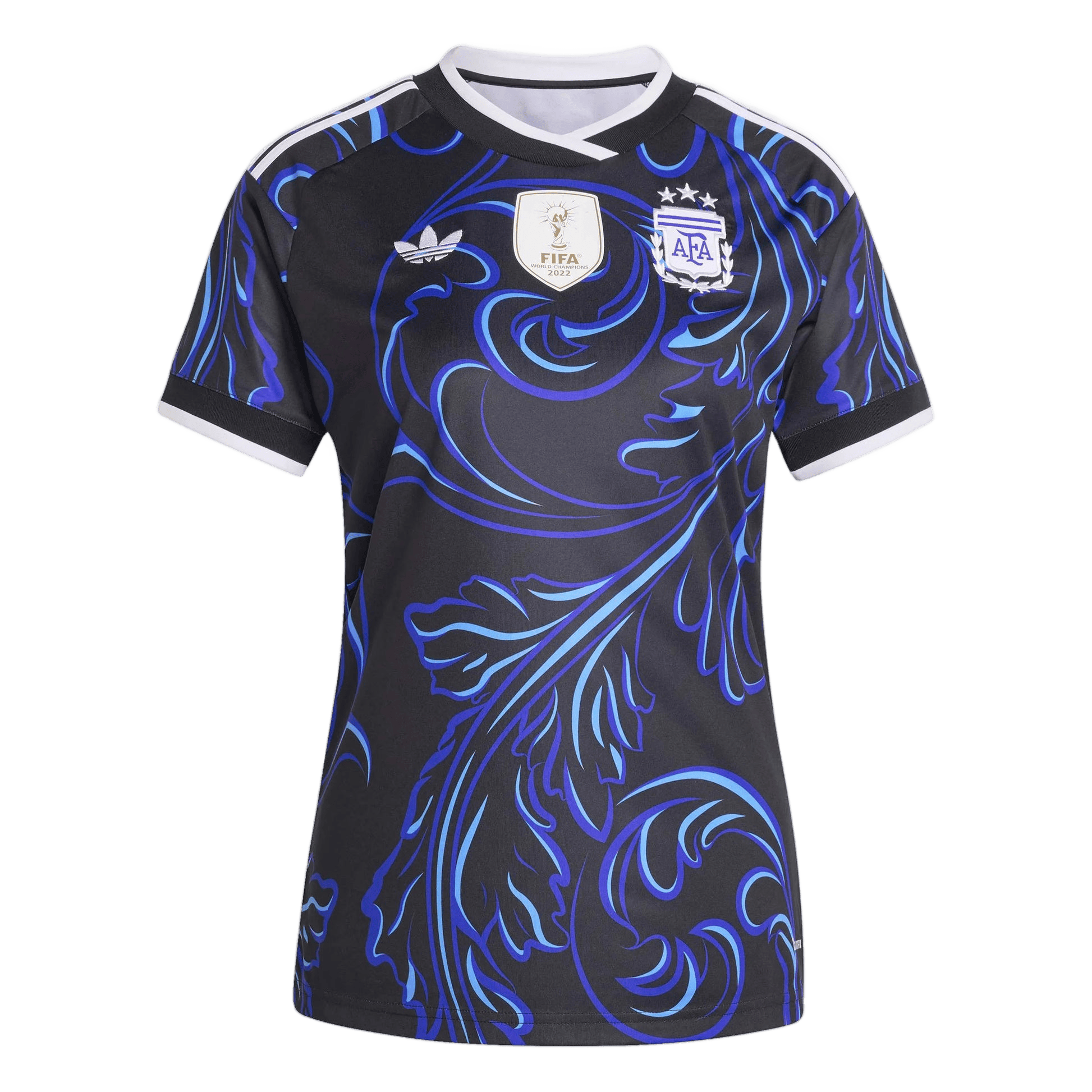 Argentina Away World Cup 2026 Jersey Blue & Black Women's