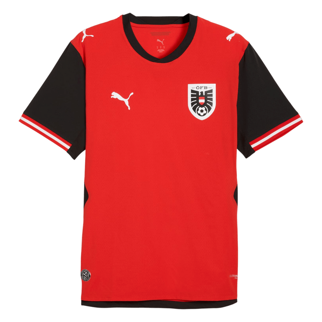 Austria Home World Cup 2026 Jersey Player's Version Red Men's