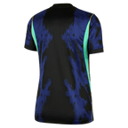 Brazil Away World Cup 2026 Jersey Blue & Black Women's