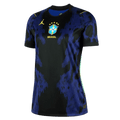 Brazil Away World Cup 2026 Jersey Blue & Black Women's