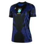 Brazil Away World Cup 2026 Jersey Blue & Black Women's