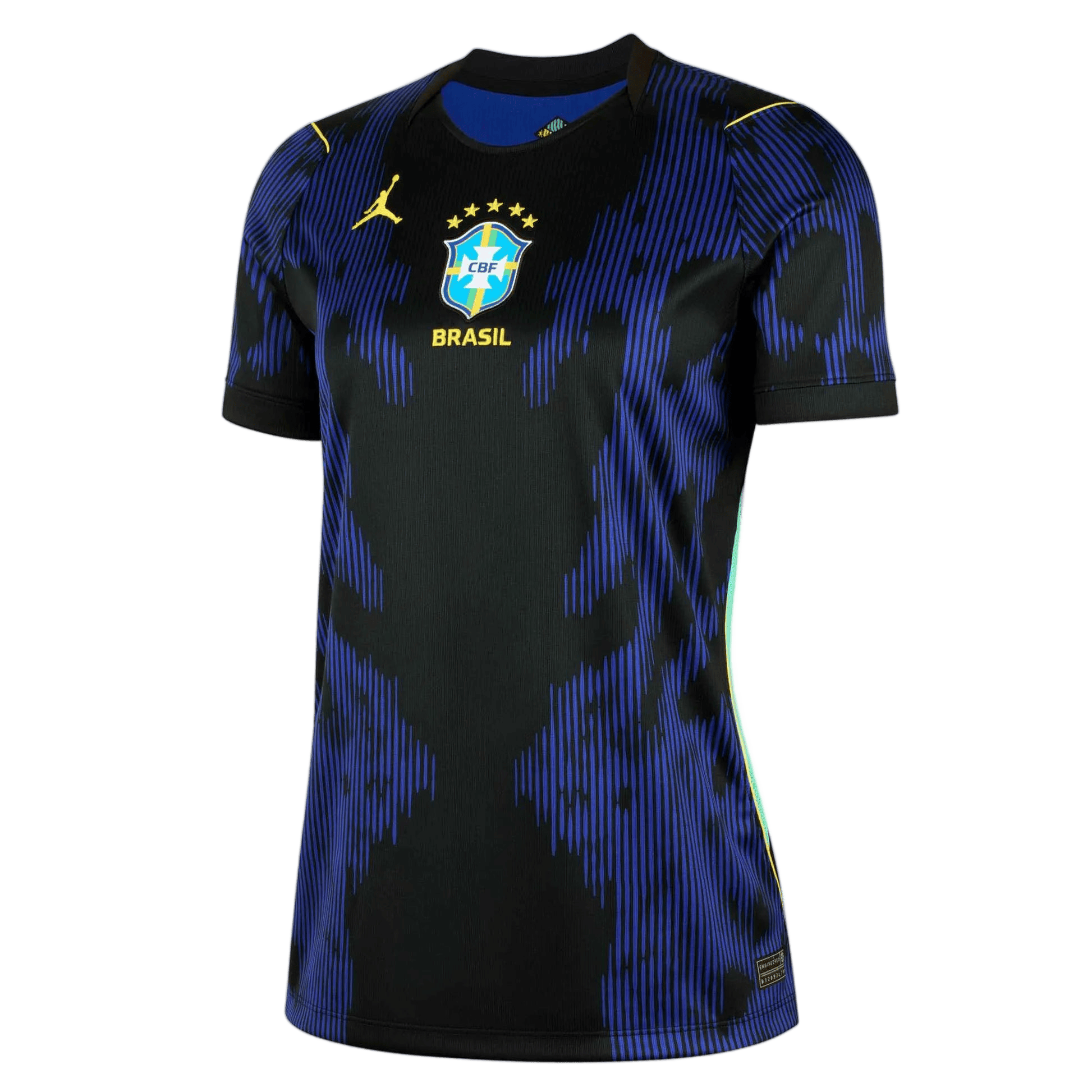 Brazil Away World Cup 2026 Jersey Blue & Black Women's