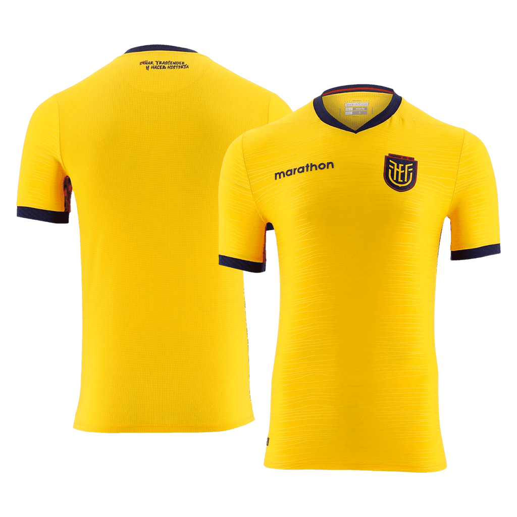 Ecuador Home World Cup 2026 Jersey Yellow Men's