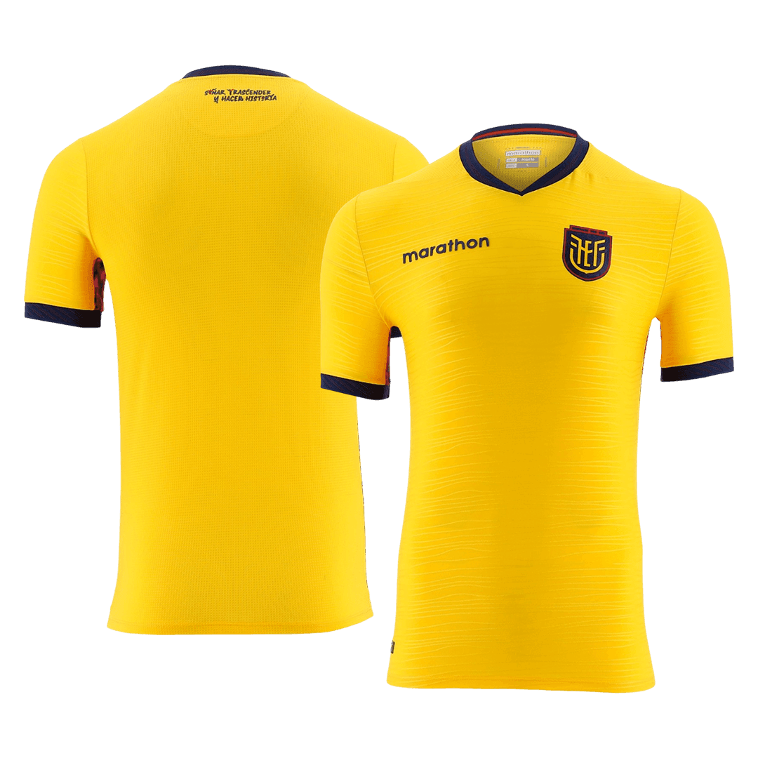 Ecuador Home World Cup 2026 Jersey Yellow Men's