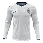England Home World Cup 2026 Long Sleeve Jersey White Men's