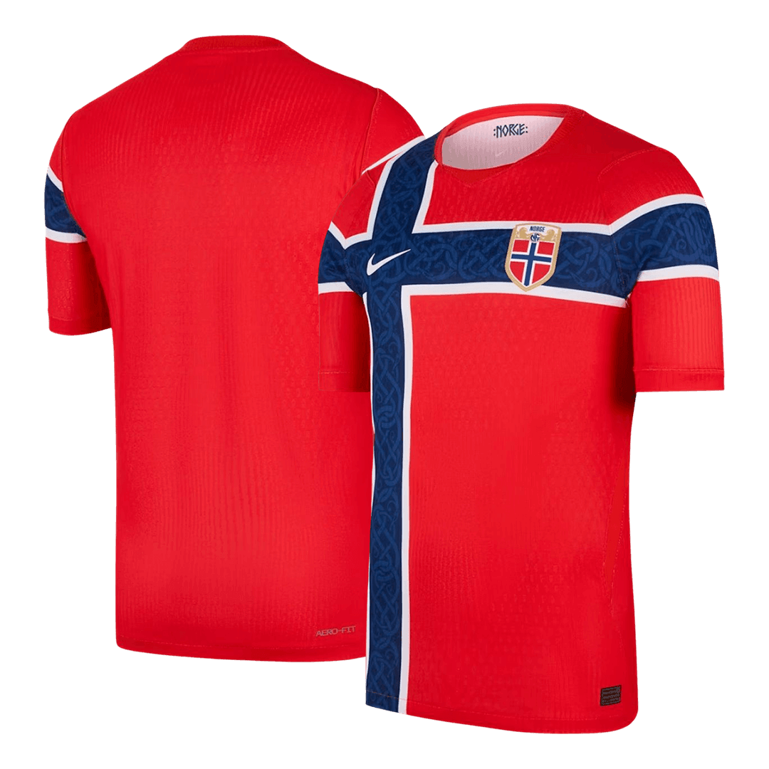 Norway Home World Cup 2026 Jersey Player's Version Red Men's