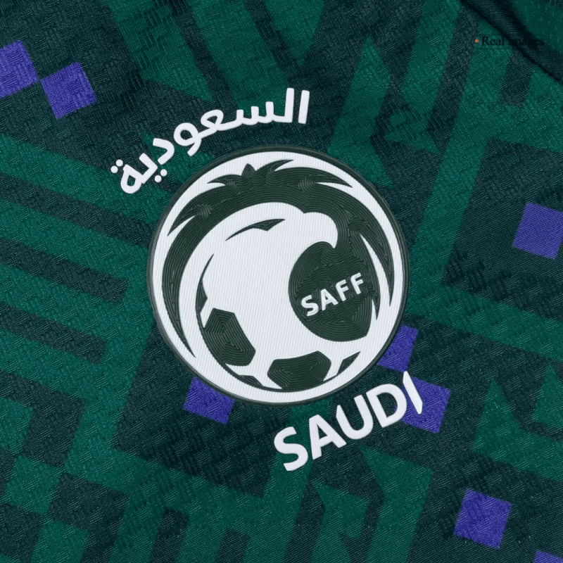 Saudi Arabia Home World Cup 2026 Jersey Player's Version Green Men's