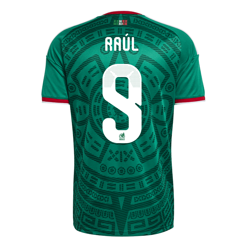 Mexico RAÚL #9 Home World Cup 2026 Jersey Green Men's