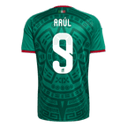 Mexico RAÚL #9 Home World Cup 2026 Jersey Green Men's