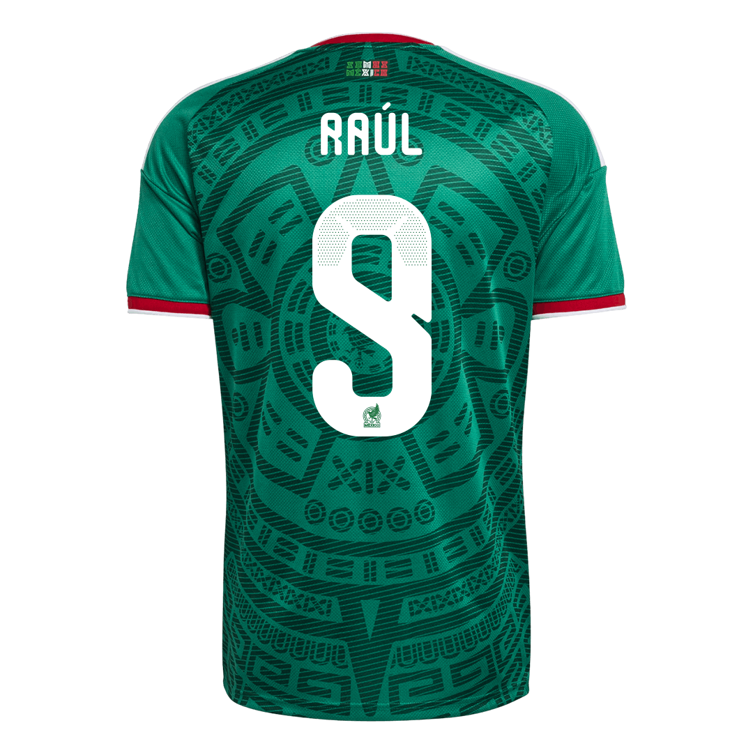 Mexico RAÚL #9 Home World Cup 2026 Jersey Green Men's