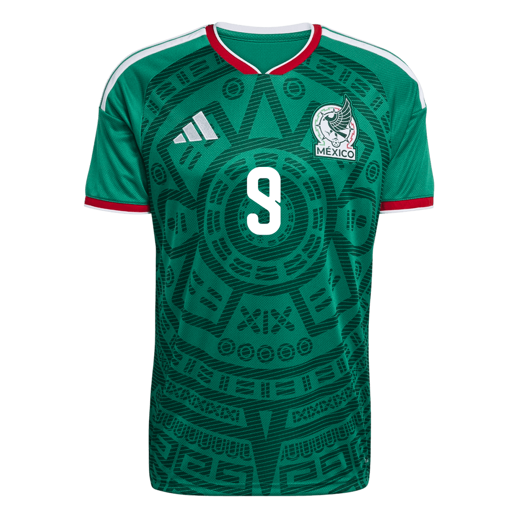 Mexico RAÚL #9 Home World Cup 2026 Jersey Green Men's